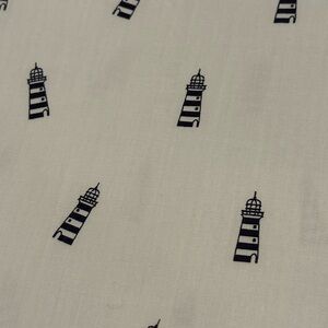 Hart Schaffner Marx Men’s Lighthouse Button Down Casual Shirt Sz Xl Rn#58909